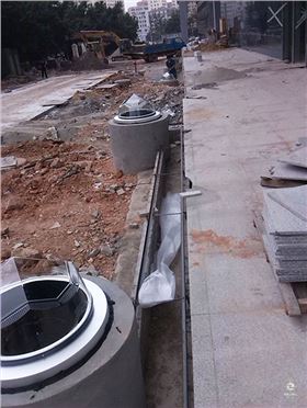 導光管采光系統施工現場