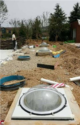 室外半球形采光罩圖 室外半球形采光罩圖