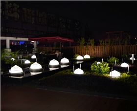 夜晚的導光管采光系統室外效果圖 夜晚的導光管采光系統室外效果圖