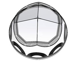 鉆石型采光罩-導光管采光系統