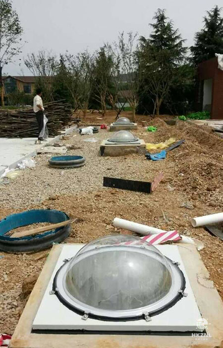 室外半球形采光罩圖 室外半球形采光罩圖