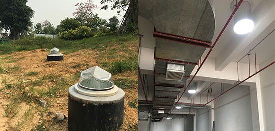 佛山高明溫德姆酒店-陽光導入系統使用 佛山高明溫德姆酒店-陽光導入系統使用