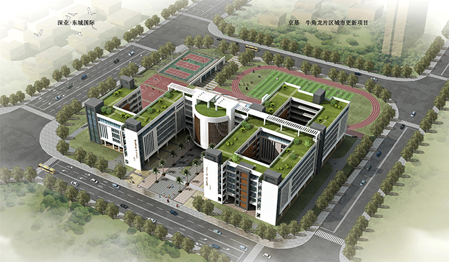 廣東深圳坪山中學效果圖 廣東深圳坪山中學效果圖