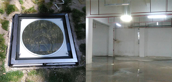 重慶紫荊廣場平板光導系統應用 重慶紫荊廣場平板光導系統應用