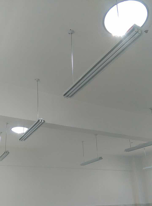 校園無電導光管采光照明效果 校園無電導光管采光照明效果