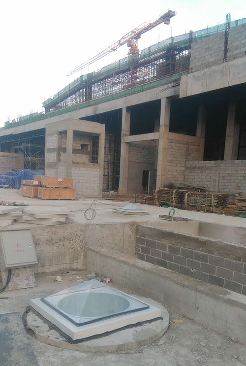 中鐵建設集團用正能量無電照明 中鐵建設集團用正能量無電照明