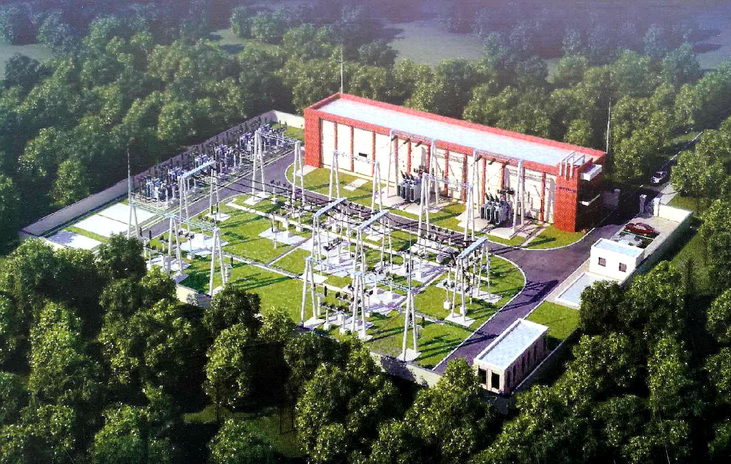 廣東清遠市110KV沙坑輸變電站項目——光導照明應用 廣東清遠市110KV沙坑輸變電站項目——光導照明應用